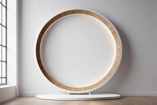 Rotating Room Mockup Circular Display