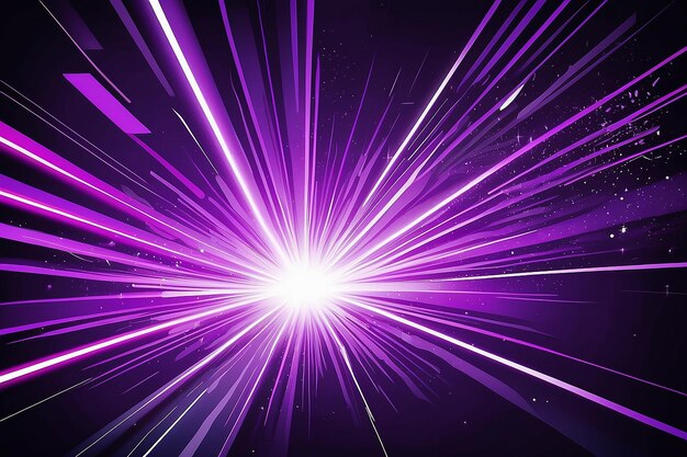 Rotating violet rays with sparks background suitable for product advertising product design and other