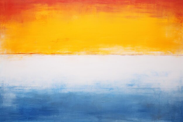 Rothko's blue white yellow red art