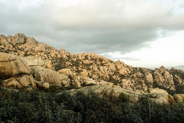 Rotsformatie in het nationale park van La Pedriza, Madrid