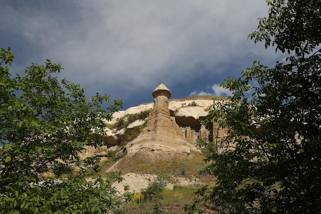 Rotsformatie in Pigeons Valley Cappadocië