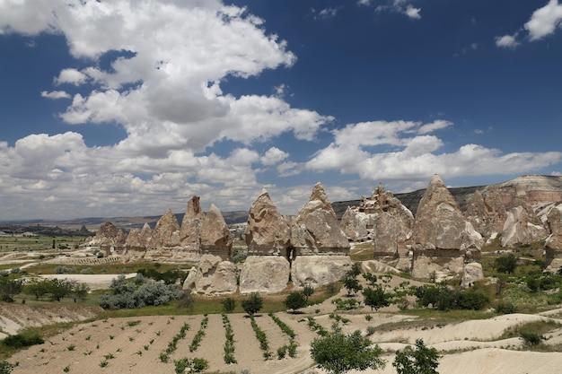 Rotsformaties in Cappadocië