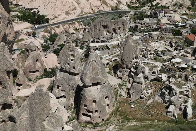 Rotsformaties in cappadocië