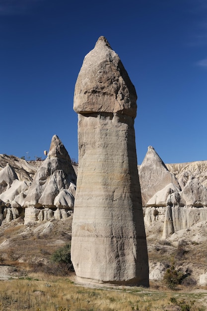 Foto rotsformaties in love valley cappadocië nevsehir turkije