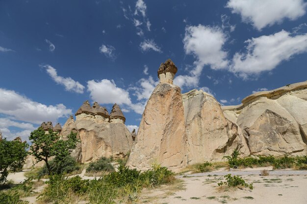 Rotsformaties in Pasabag Monks Valley Cappadocië Nevsehir Turkije