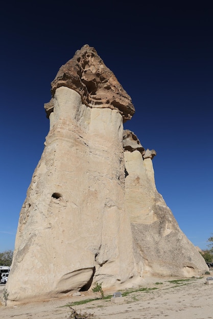 Rotsformaties in pasabag monks valley cappadocië nevsehir turkije