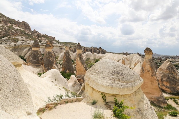 Rotsformaties in Pasabag Monks Valley Cappadocië