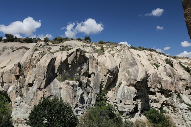 Rotsvormingen in Cappadocia Turkije