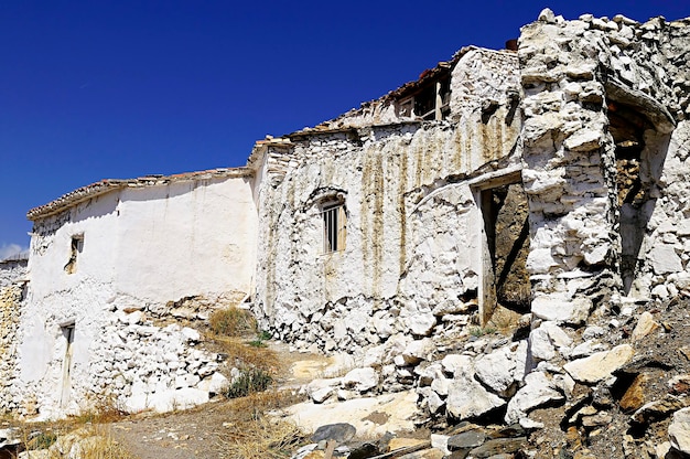 Rottende buurt van alquife in granada