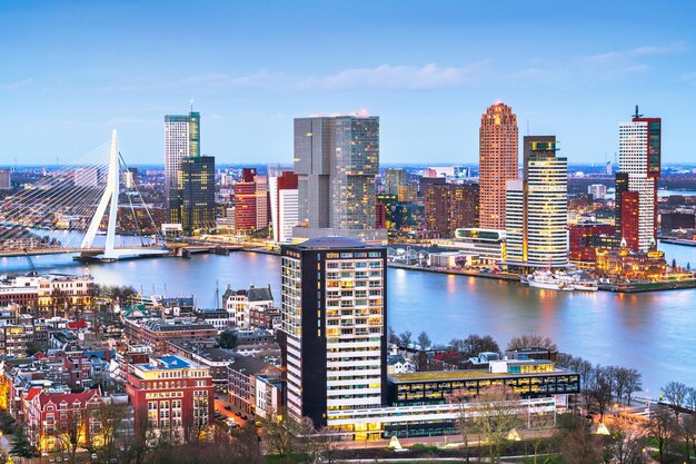 Rotterdam Nederland Skyline