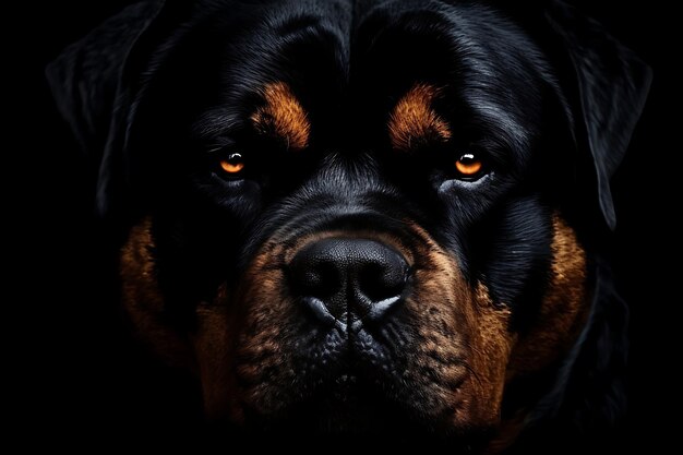 Rottweiler with a Classic and Timeless Look