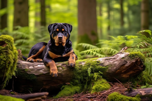 Rottweilers expressive and loving eyes