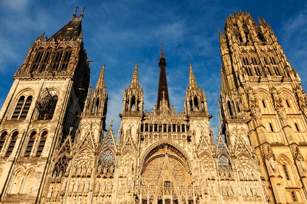 Photo rouen cathedral notredame