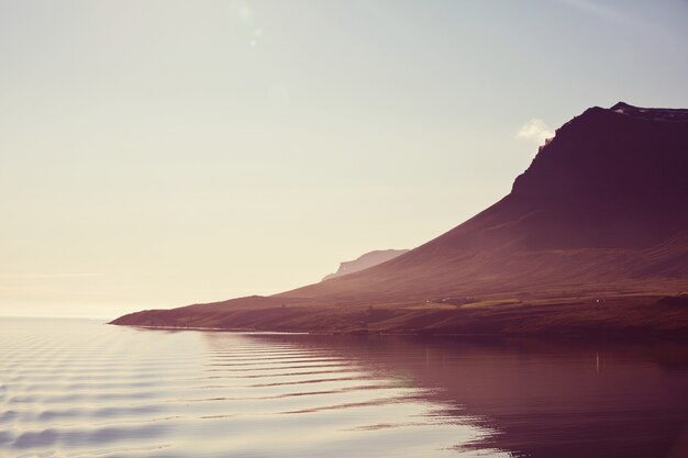 Rough Arctic terrain of Iceland