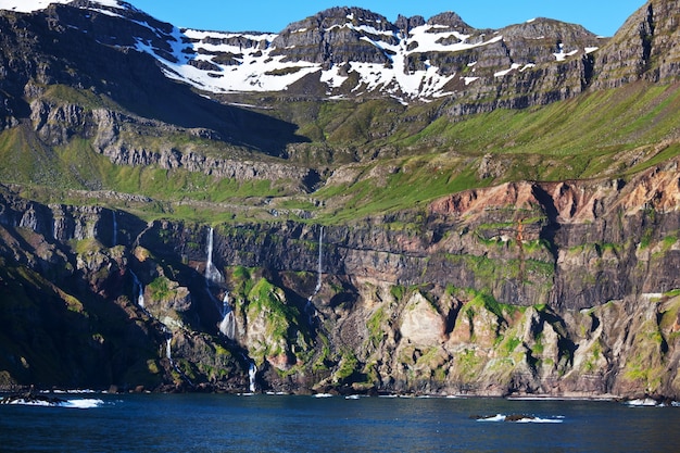 アイスランドの荒れた北極の地形