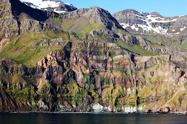 アイスランドの荒れた北極の地形