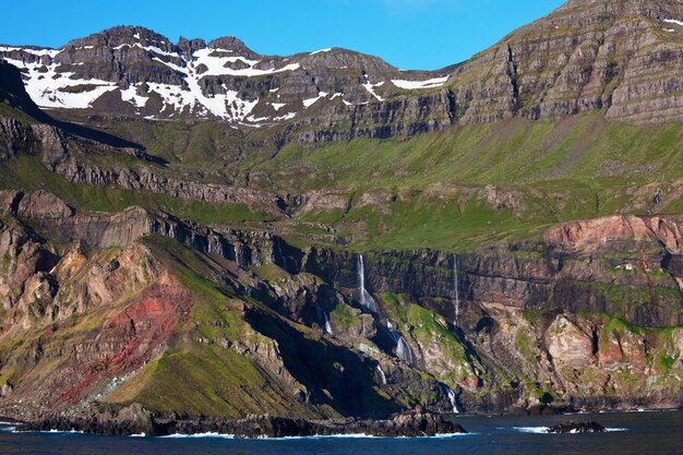 アイスランドの荒れた北極の地形