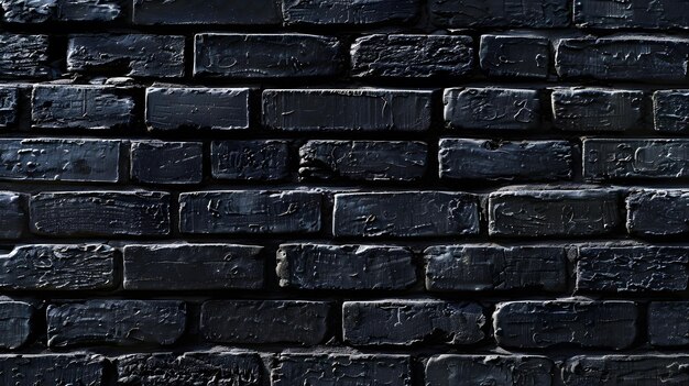 rough black brick wall pattern for textured surface