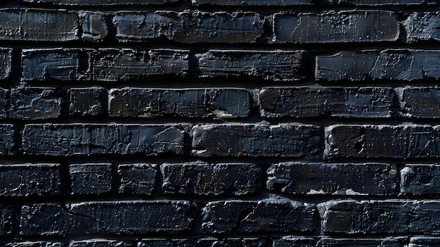 rough black brick wall for textured pattern