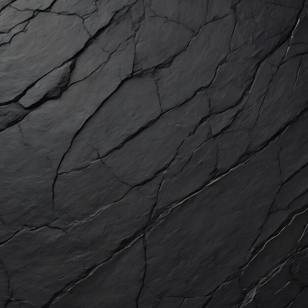 Rough and dark slate surface with cracks