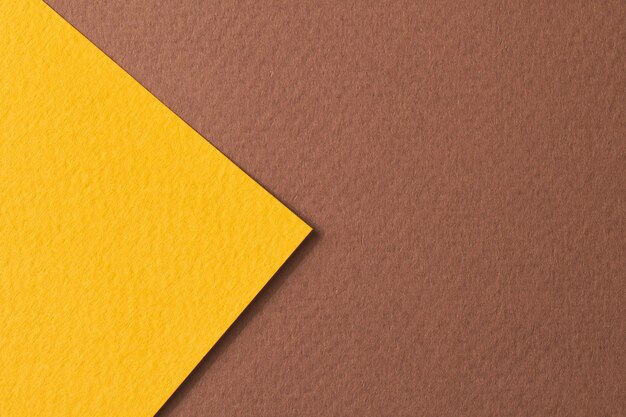 Rough kraft paper background paper texture brown yellow colors Mockup with copy space for text