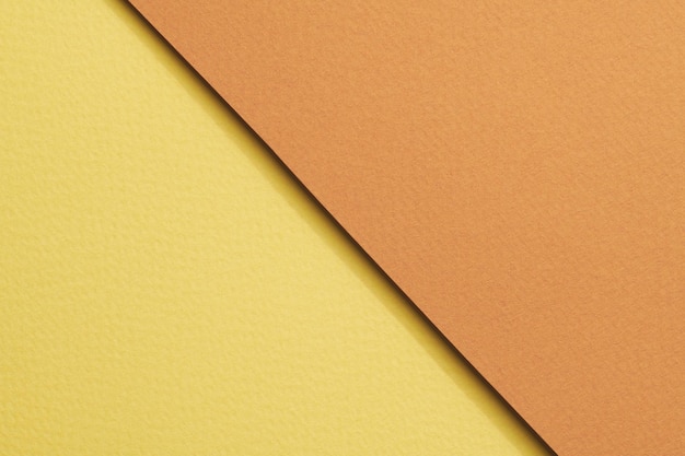 Rough kraft paper background paper texture brown yellow colors Mockup with copy space for textxA