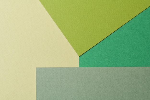 rough kraft paper background paper texture different shades of green mockup with copy space for text