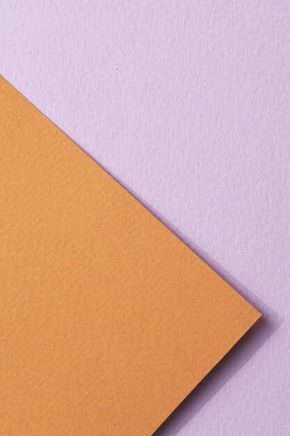 Photo rough kraft paper background paper texture lilac brown colors mockup with copy space for textxa