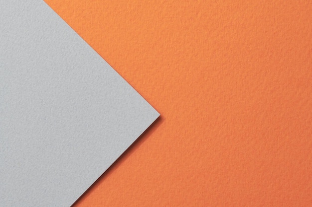 Rough kraft paper background paper texture orange gray colors Mockup with copy space for text