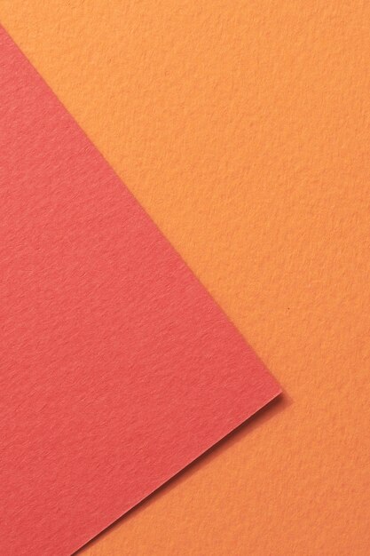 Rough kraft paper background paper texture orange red colors Mockup with copy space for text