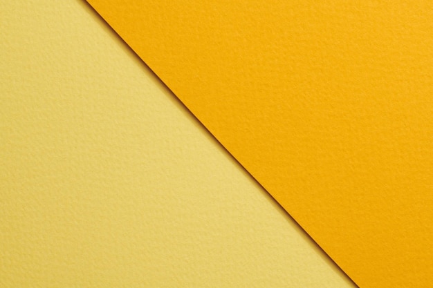 ラフ クラフト紙背景紙テクスチャ オレンジ黄色の色モックアップ テキストのコピー スペース