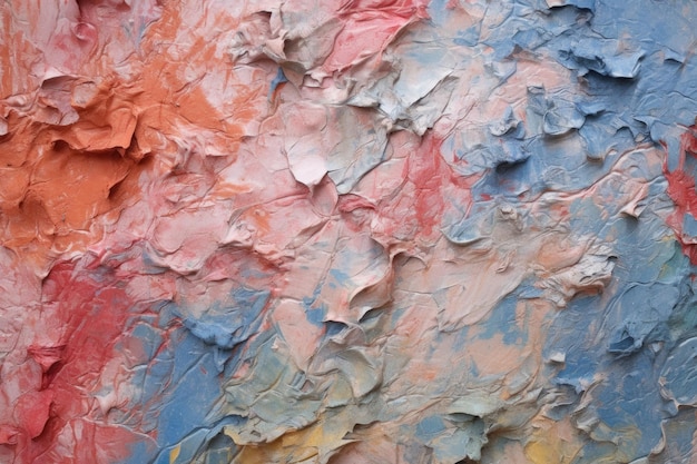 Rough oil paint texture on a porous surface