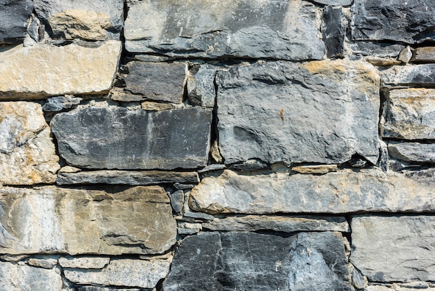 Rough stone wall