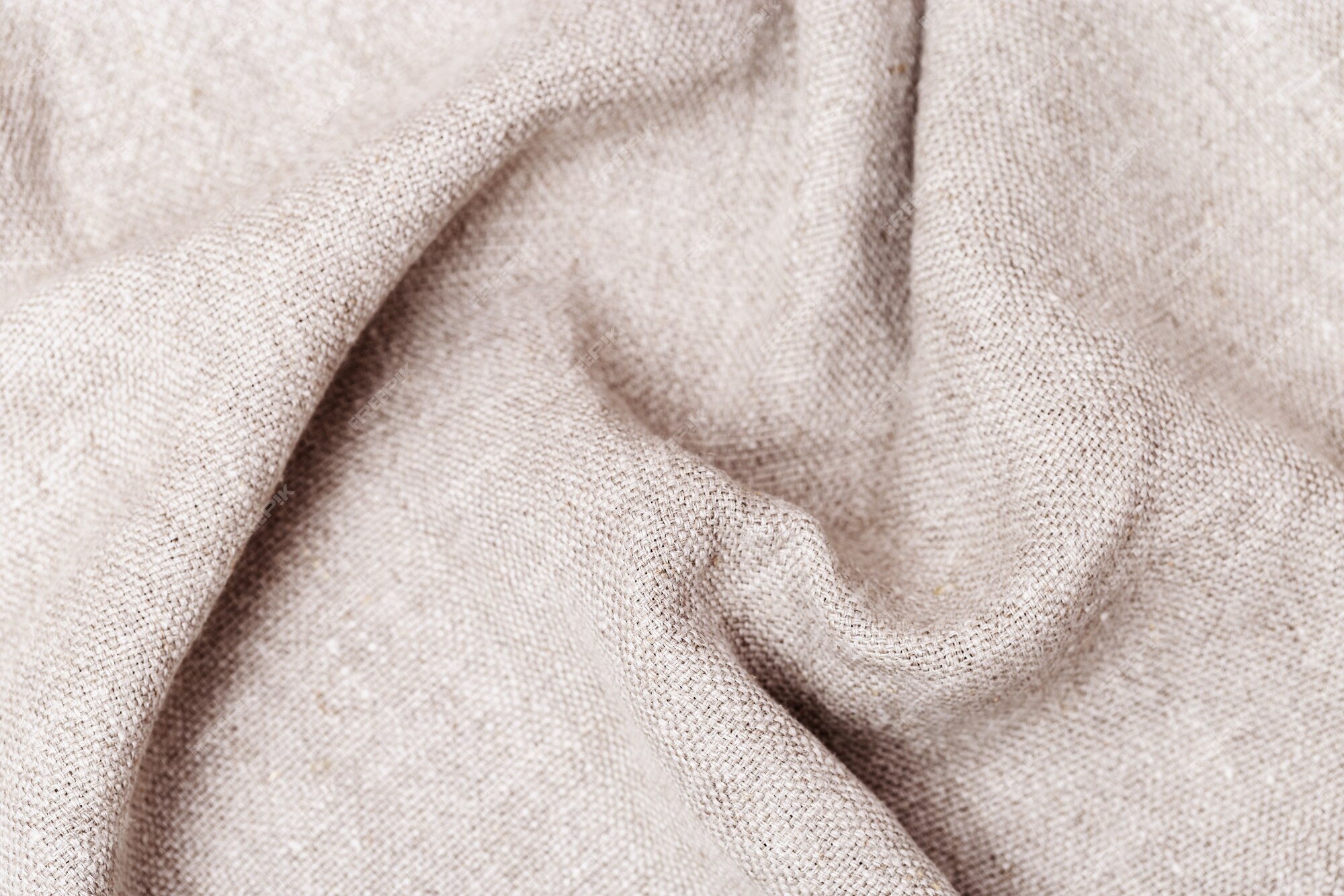 Premium Photo  Rough texture of linen cloth close up