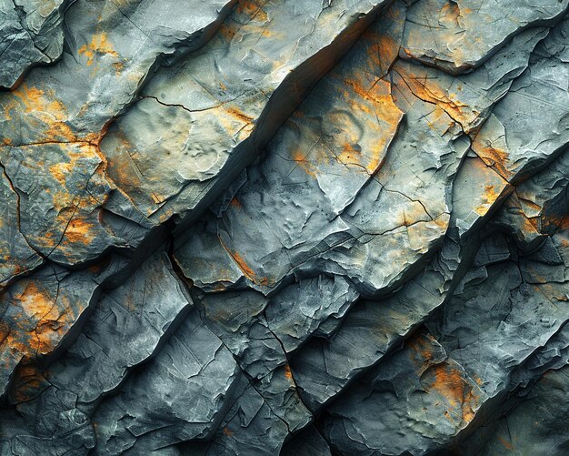Photo the rough texture of a natural rock formation