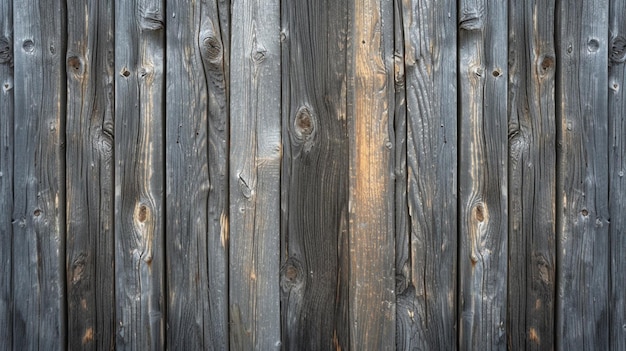 Rough wood grain on weathered fence panels