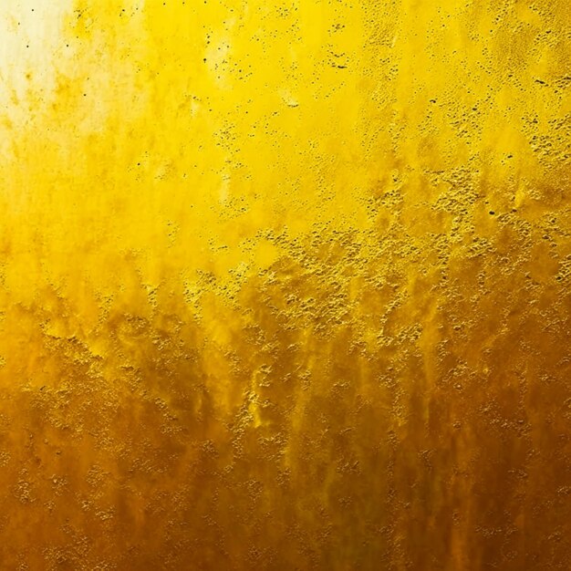 Roughly gold painted abstract concrete wall surface background