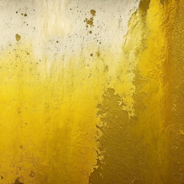 Roughly gold painted abstract concrete wall surface background