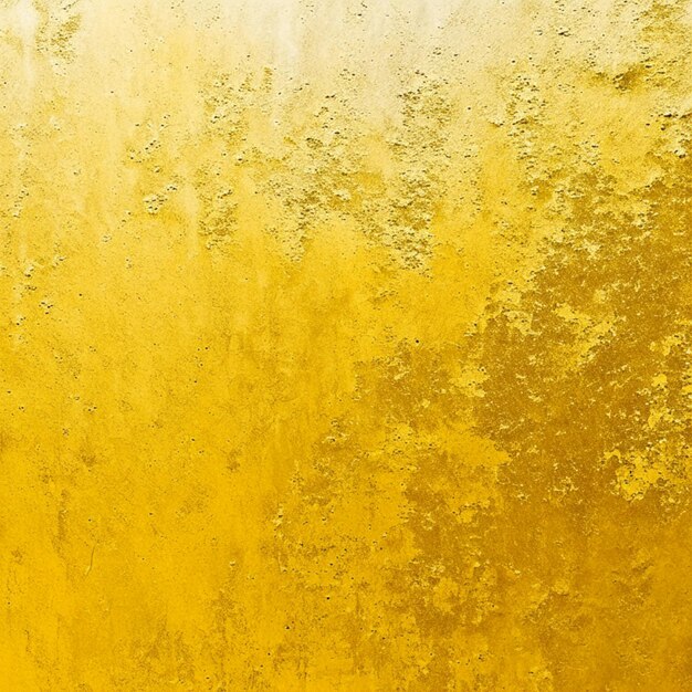 Roughly gold painted abstract concrete wall surface background