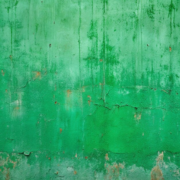 Roughly green painted concrete wall texture