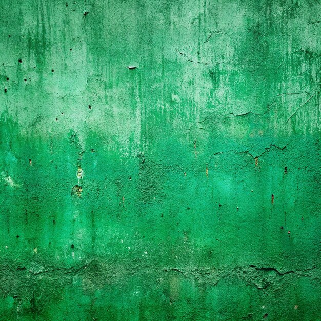 Roughly green painted concrete wall texture