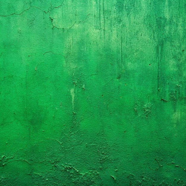 Photo roughly green painted concrete wall texture