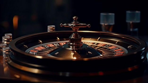 Roulette casino game Created with AI