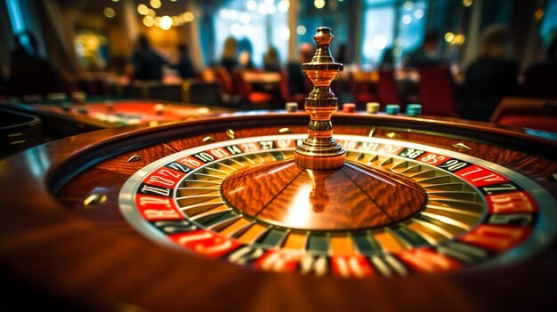 Roulette tafel in het casino Generatieve AI