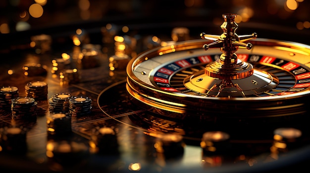 Roulette Wheel Closeup