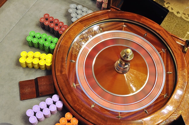 Photo roulette wheel