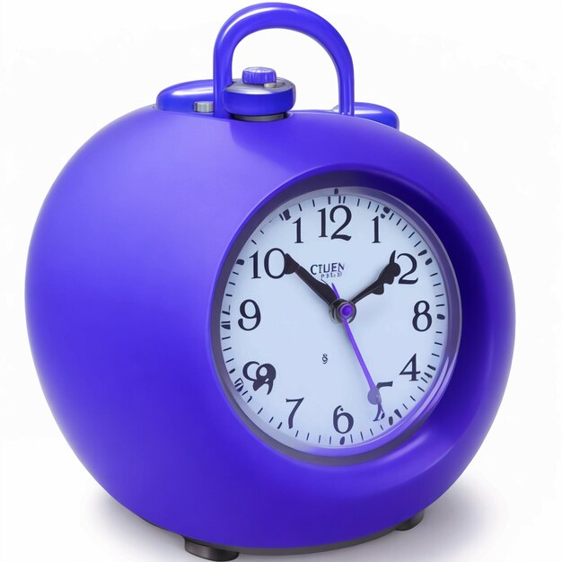 Round alarm clock