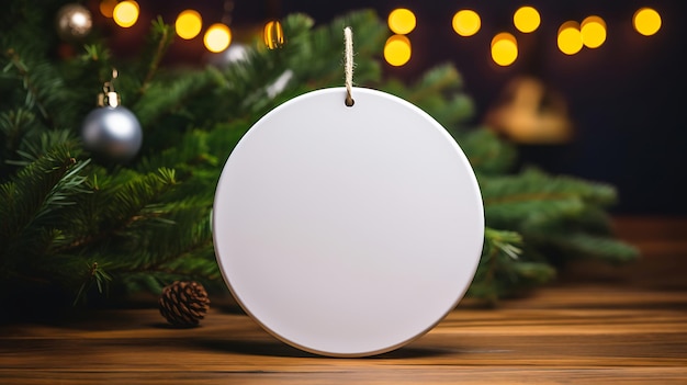 round empty white ceramic ornament blanks as heartwarming gifts for a family reunion