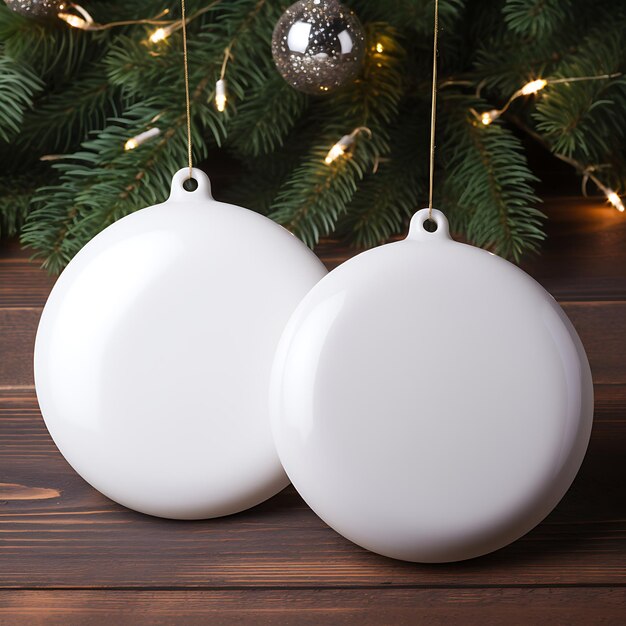 round empty white ceramic ornament blanks as heartwarming gifts for a family reunion