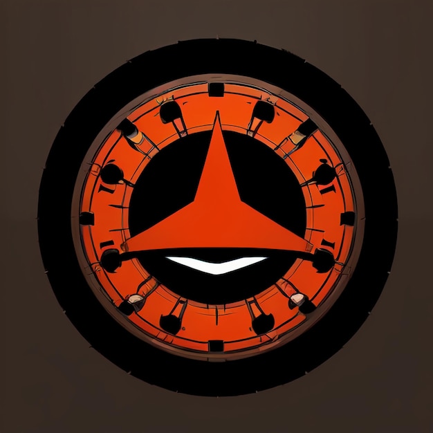 Круглый логотип с буквой О на нем
